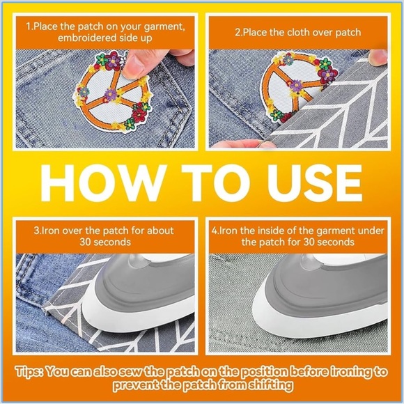 Pink Cherry Embroidered Patch - Picture 4 of 4